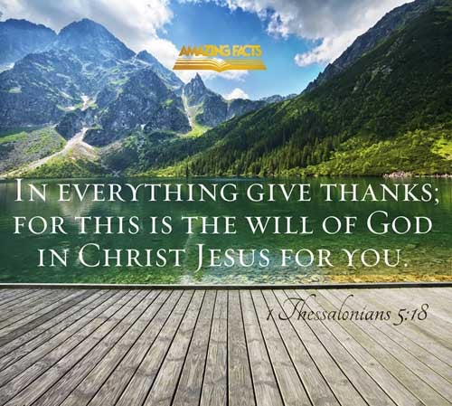 1 Thessalonians 5:18