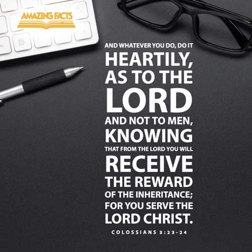 Colossians 3:23-24