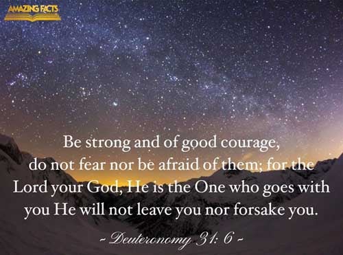 Deuteronomy 31:6