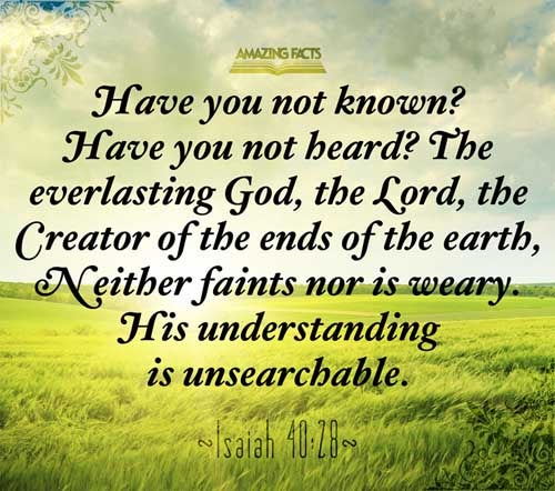 Isaiah 40:28