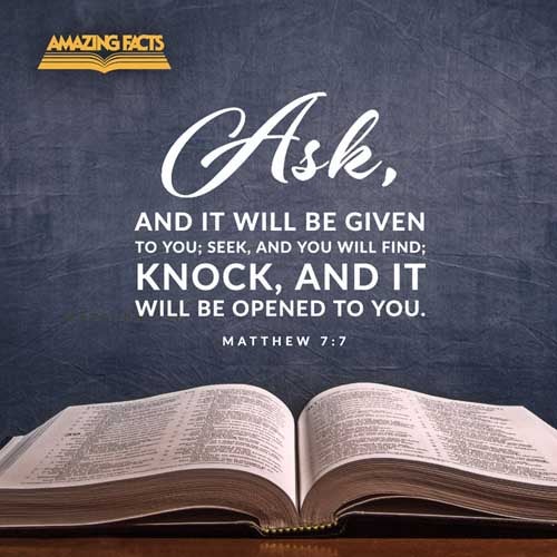 Matthew 7:7