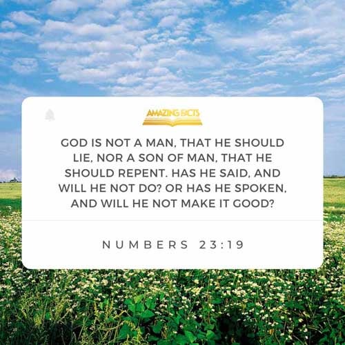Numbers 23:19