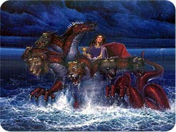 5. この獣は海から上って来ます。海や水は何の象徴ですか？