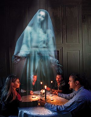 Though millions think it is possible, the dead cannot communicate with the living. Though millions think it is possible, the dead cannot communicate with the living.