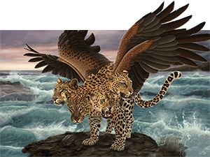 The leopard beast of Daniel 7 represents the world kingdom of Greece. The leopard beast of Daniel 7 represents the world kingdom of Greece.
