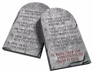 4. What does God say about the Sabbath in the Ten Commandments?